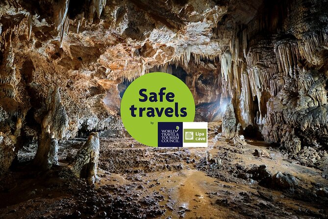 1-Hour Guided Lipa Cave Adventure in Montenegro - The underground river and natural formations