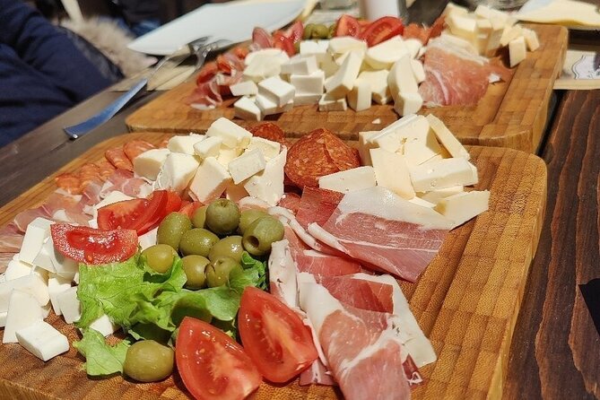 3 Hour Kotor Food Tour - Rick Steves' Recommended - Sauces, bread, mussels, and white wine near St. Tryphon