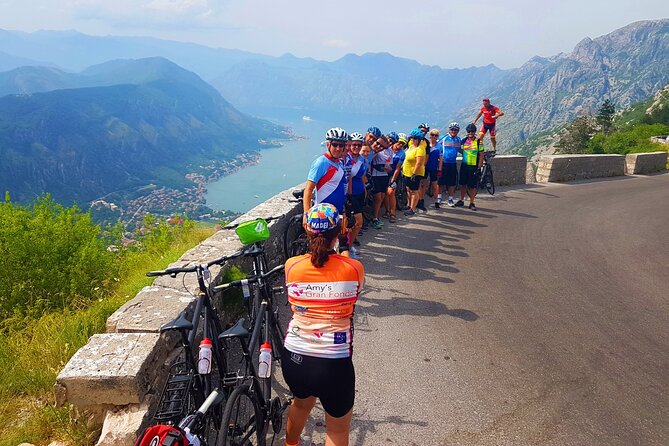 Bike tour - Panoramic downhill from Njeguši and Kotor serpentines - Riding the Kotor serpentines