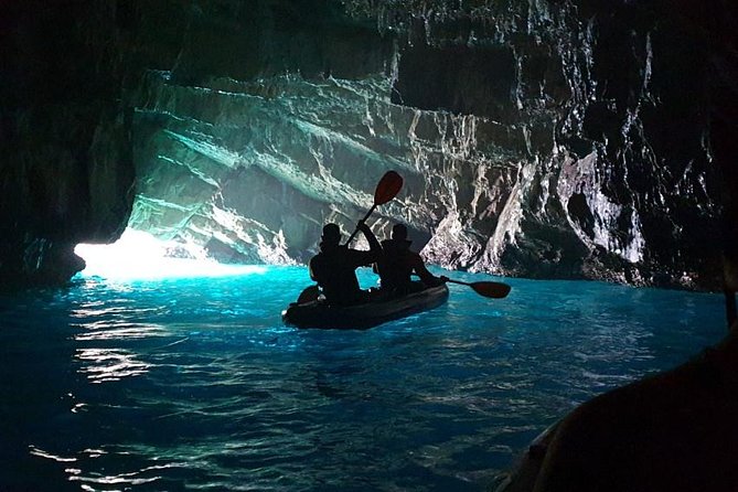 Blue Cave Kayak & Snorkel Adventure from Kotor / Tivat - Smaller caves that reward the paddle