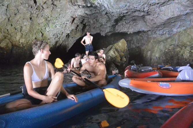 Blue Cave Kayak & Snorkel Adventure from Kotor / Tivat - Safety briefing and stable two-person kayaks