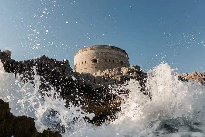 Blue Cave, Lady of Rocks , Perast and Mamula Speedboattour MW - Submarine tunnels and the military past