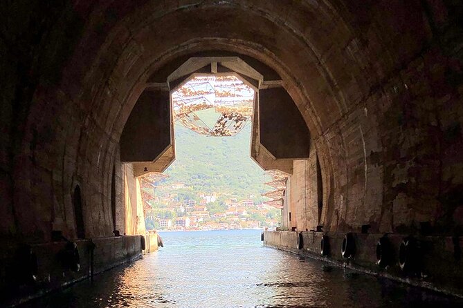 Blue Cave & Lady of the Rocks 3 hrs private tour (up to 8 pax) - The former submarine tunnel on Luštica