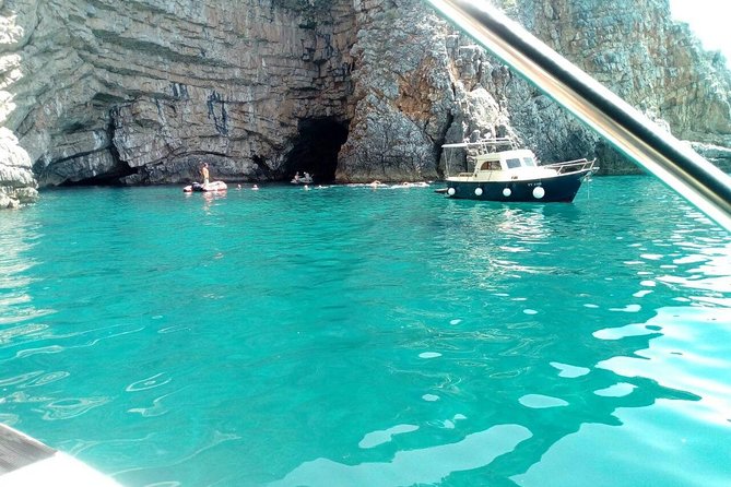 Boat tour to Lady of the Rock , Submarine base & Blue Cave swim - Price, group size, and what you receive