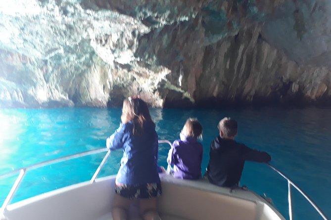 Boat tour to Lady of the Rock , Submarine base & Blue Cave swim - Starting near Kotor’s cruise port