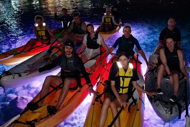 Budva: 2-Hour «Night Lights» Kayak Tour - The glowing pause over the rocky seabed