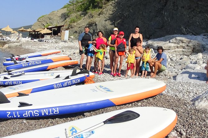 Budva Bay: Kayak & SUP Tour to Coastal Caves - Families, beginners, and mixed-ability groups