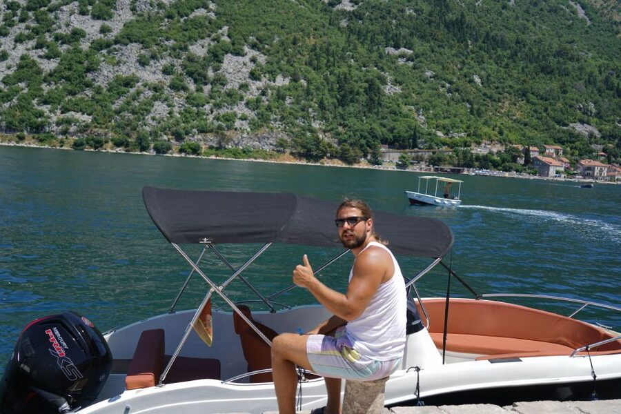 From Bay of Kotor: Blue Cave Private Speedboat Tour - A fast start from Kotor