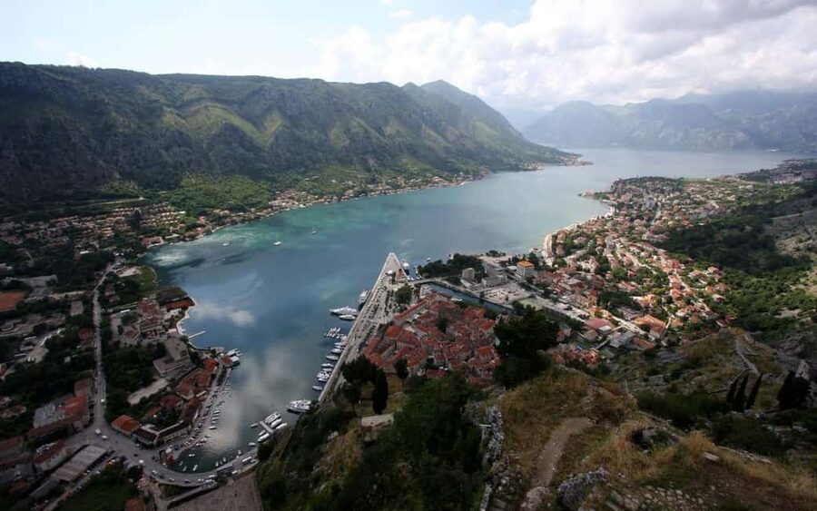 From Cavtat Full Day Tour Montenegro Perast and Kotor - Perast, one street beside the bay