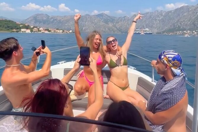 From Kotor: Boat to Blue Cave & Lady of the Rocks &Submarine Base - Commentary and the captain can shape the day