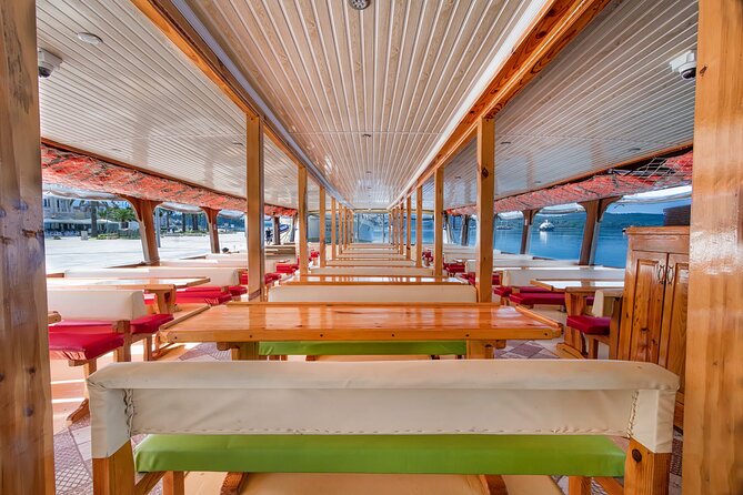From Tivat/Kotor: Whole Boka Bay Guided Cruise, Comfortable Ship - Swimming at Mirište Cove