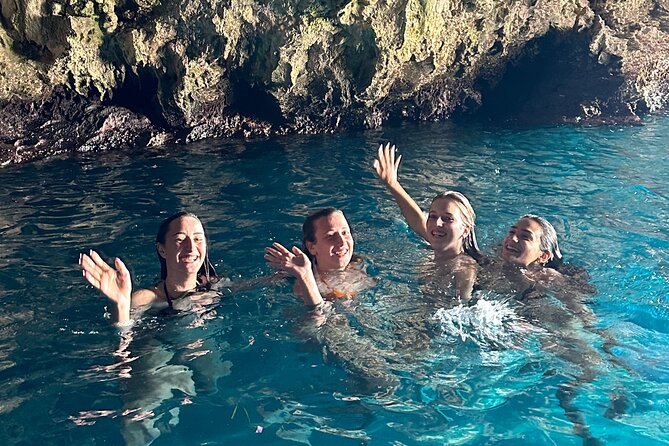 Group Guided Tour: Blue Cave Speedboat Tour in the Bay of Kotor - A passing view of St. George Island