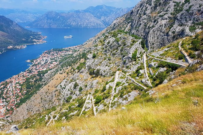 Hiking downhill from Krstac to Kotor, visit San Giovanni fortress - Spiljari gives the hike a human scale
