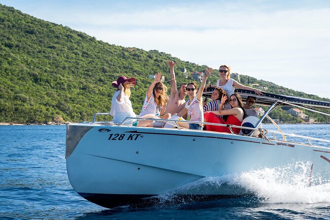 Kotor: Blue Cave Swim Stop, Lady of the Rocks & Submarine Base - What the ride feels like on board
