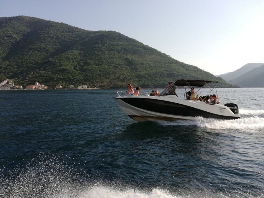 Kotor: Blue Cave, Žanjic Beach Speedboat Tour - Mamula Fortress from the water