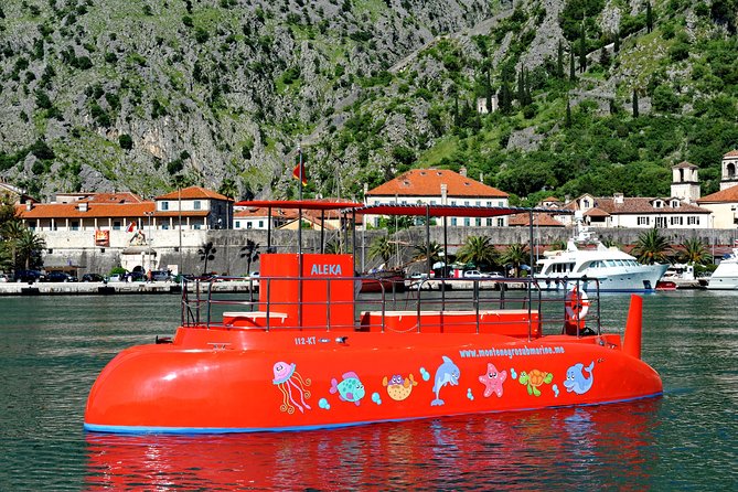 Kotor Red Semi-Submarine Tour: Underwater Cabin Family Adventure - The upper deck: 40 minutes around Kotor Bay