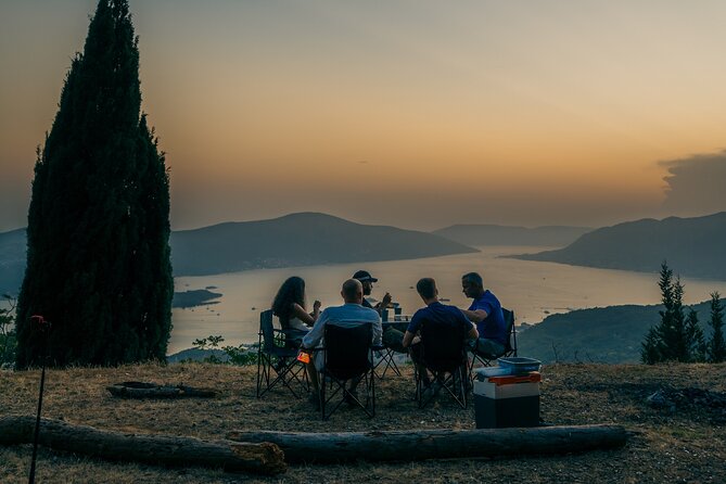 Kotor & Tivat Jeep Tour: Fortress Trails & Local Picnic - Fort Vrmac and the ridge above two bays
