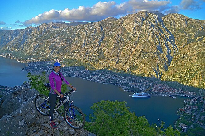 Mountain Biking on Vrmac peninsula - Panoramic view on Kotor bay - A seaside café stop and a more relaxed finish