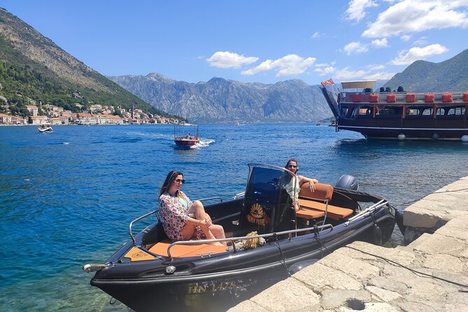 Perast-Our Lady Of The Rocks &Blue Cave-Private Tour Black Pearl - Mamula Fortress from the water
