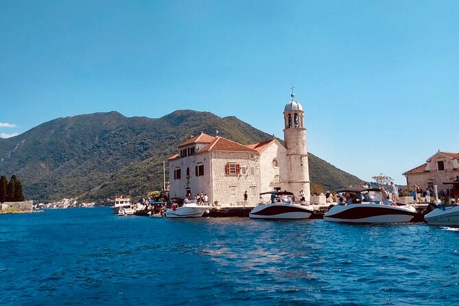 Private Blue Cave Adventure with Views of Boka Bay(up to 6pax) - Cruising Boka Bay from Kotor