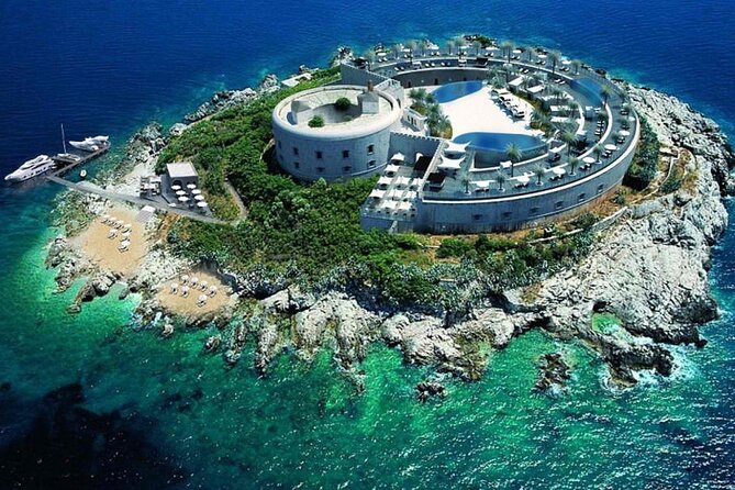 Private Speed Boat Tour to Blue Cave and Our Lady of the Rocks - 3h - Mamula Fortress is a short but sobering sight