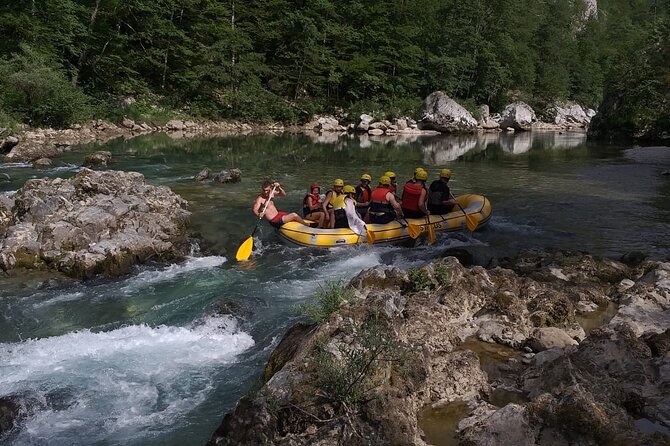 River Tara Long Rafting Tour - Getting dressed for 14°C water