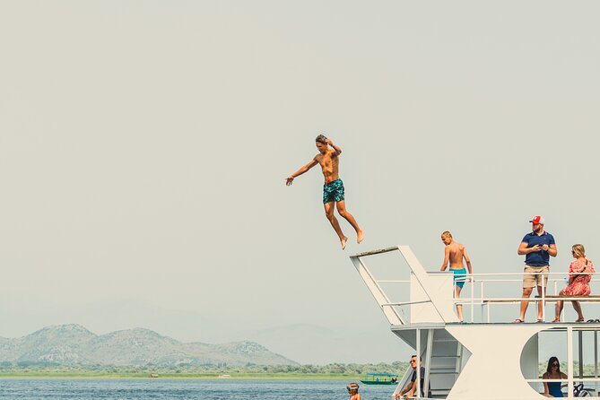 Skadar Lake & Crnojevića River: Swimming, Snacks & Wine - Vranjina Island and the Albanian Alps