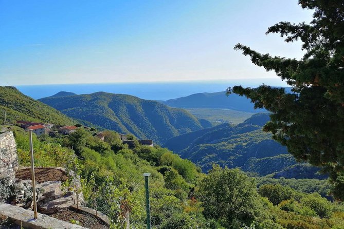 Unique gastro experience with locals in high hills above Budva! - Kosmac Fortress and the Budva Bay View